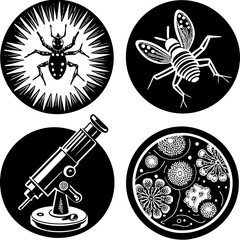 set of equipment icons