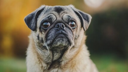 Portrait of a Pug