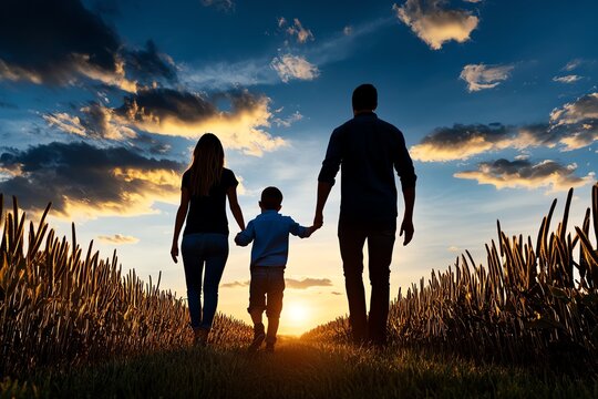 Family support, constant encouragement, loving guidance help each member grow and thrive