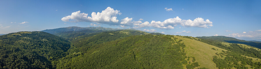 panorama of the mountains