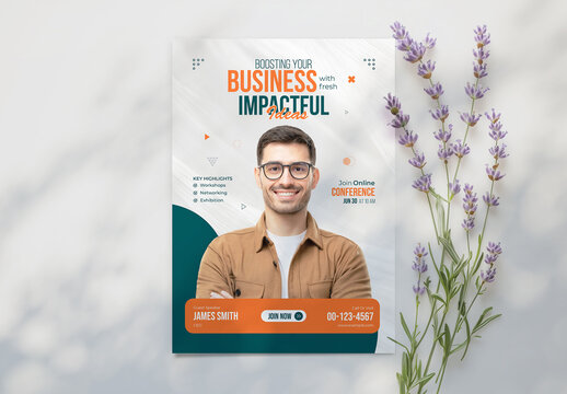Boosting Your Business Conference Event Flyer Layout