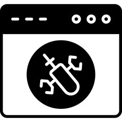 Web Page Repair Icon