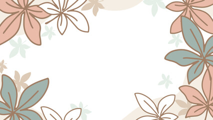 Autumn Palette Floral Art Abstract Background. This seamless design is ideal for use in digital and print media, including textiles, wallpapers, and stationery.