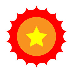 Sunlit Achievements Vector Flat Icon Design