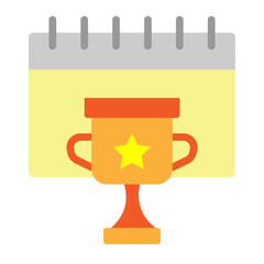 Blissful Achievements Vector Flat Icon Design