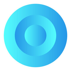 Blue Circle Logo Vector