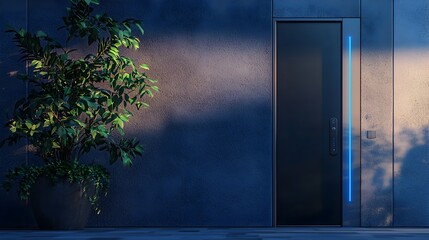 Smart Home Door with Facial Recognition and Remote App Control for Enhanced Security and Convenience