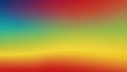 Obraz premium Abstract blurred background with a gradient of blue, green, yellow, and red colors.