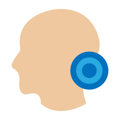 Nape Vector Flat Icon Design