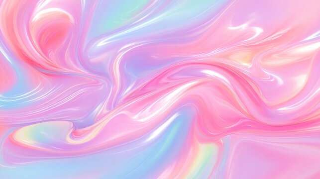 A pink and purple swirl of color with a rainbow effect
