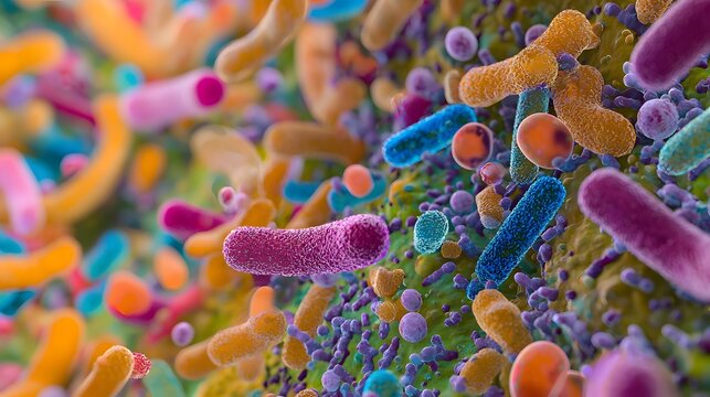 A highly detailed and realistic close-up of this bacteria: **Veillonella parvula** - Part of the normal oral and gastrointestinal flora; can be involved in infections.