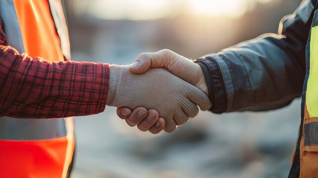 Handshake Agreement Outdoors