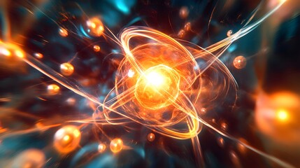 62. Creative visualization of a central nutrient atom surrounded by energetic, radiant molecular bonds