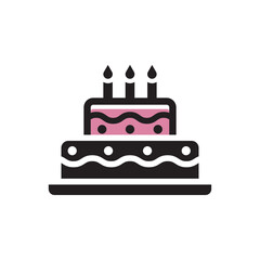 Cake logo icon