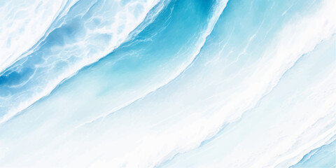 Obraz premium abstract soft blue and white abstract water color ocean wave texture background. Banner Graphic Resource as background for ocean wave and water wave abstract graphics 