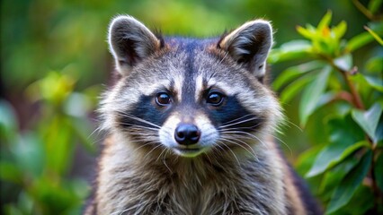 Fototapeta premium close up of a raccoon