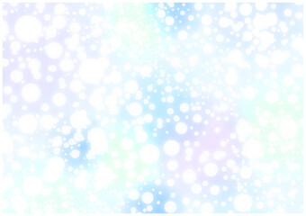 弾けるみずたま（青系）