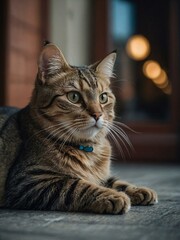 Smart Cat Clever-looking cat.