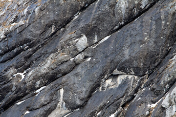Falaise glacée