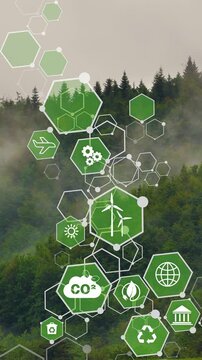 Circular economy concept for future business growth and environmental sustainability and reduce pollution.Net zero and carbon neutral concept.Concept day earth Save the world save environment.........