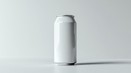 Minimalist Blank Soda Can Mockup Generative AI