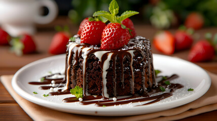 Decadent Chocolate Lava Cake Cozy Kitchen Warm