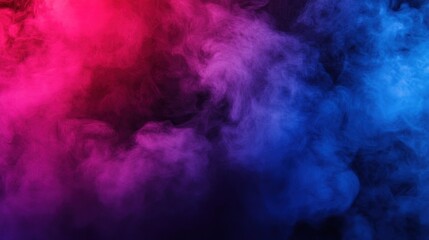 Obraz premium Abstract Smoke with Colorful Lights