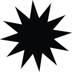 Sparkle Star Icon Set Vector Stock Illustration Different Forms of Stars Constellations Galaxies