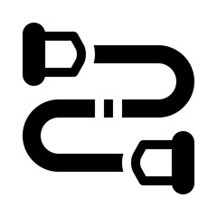 exercise glyph icon