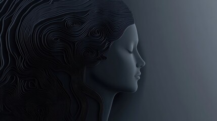 Mental health foundation logo design. Human mental health development and care.