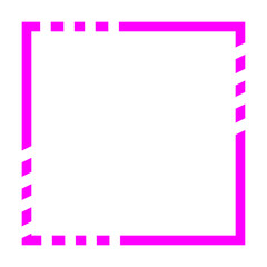 frame square modern vector