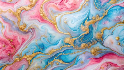 luxurz backround is a stock photo showcasing an elegant and vibrant abstract design created with watercolor technique featuring swirls and veins in shades of pink blue and gold on a marbled backdrop