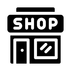 storefront glyph icon