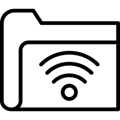 Wifi Folder Icon