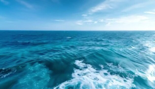 vagues au large de l'oc&eacute;an
