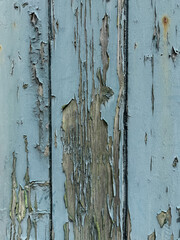 weathered painted planks