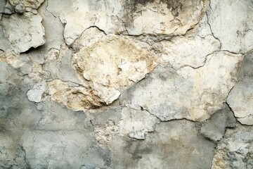 Cracked and Weathered Concrete Wall Texture