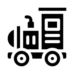 toy train glyph icon