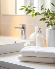 Fototapeta premium interior with bathtub and shower