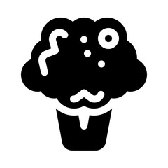 cauliflower glyph icon