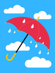 illustration of a umbrella 