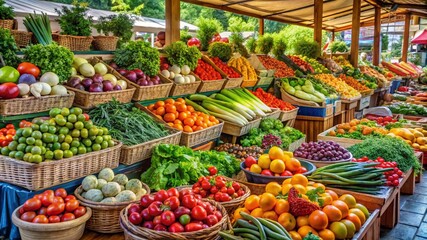 Fototapeta premium Harvesting. Farmer's market.