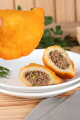 delicious fried and baked pastries, soft and crunchy on the plate or in your hand.