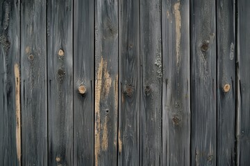 Fototapeta premium Weathered Gray Wooden Plank Wall