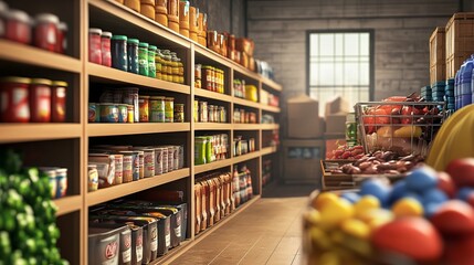 Fototapeta premium national food bank day background concept