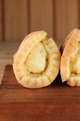 beautiful oriental decorated sweets with cream, bean jam and others