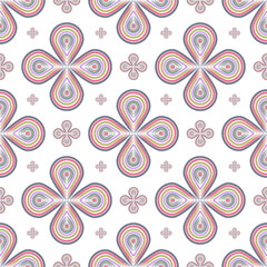 Fototapeta premium Floral collection seamless pattern design 
