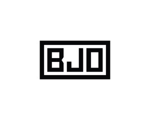 BJO logo design vector template. BJO