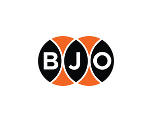 BJO logo design vector template. BJO