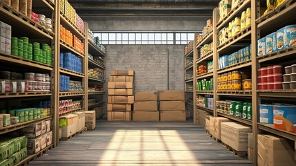 Fototapeta premium food bank background concept